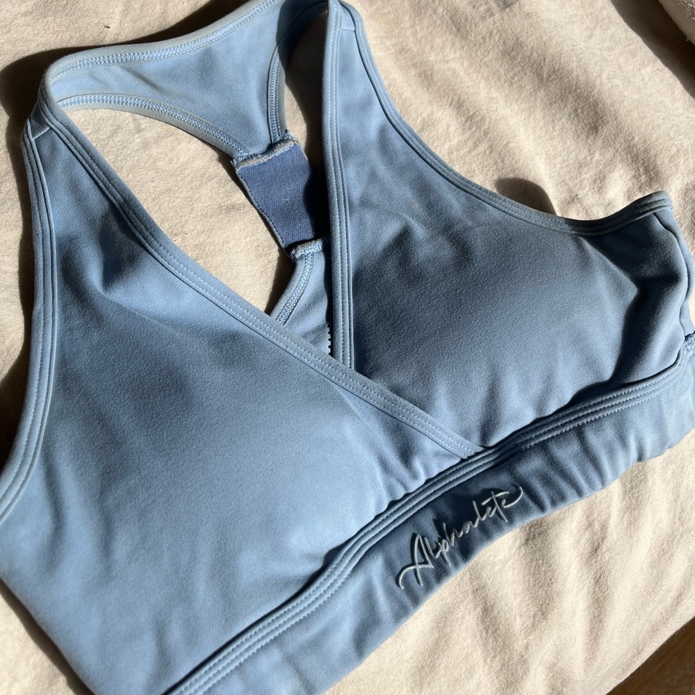 Alphalete bra xs blue